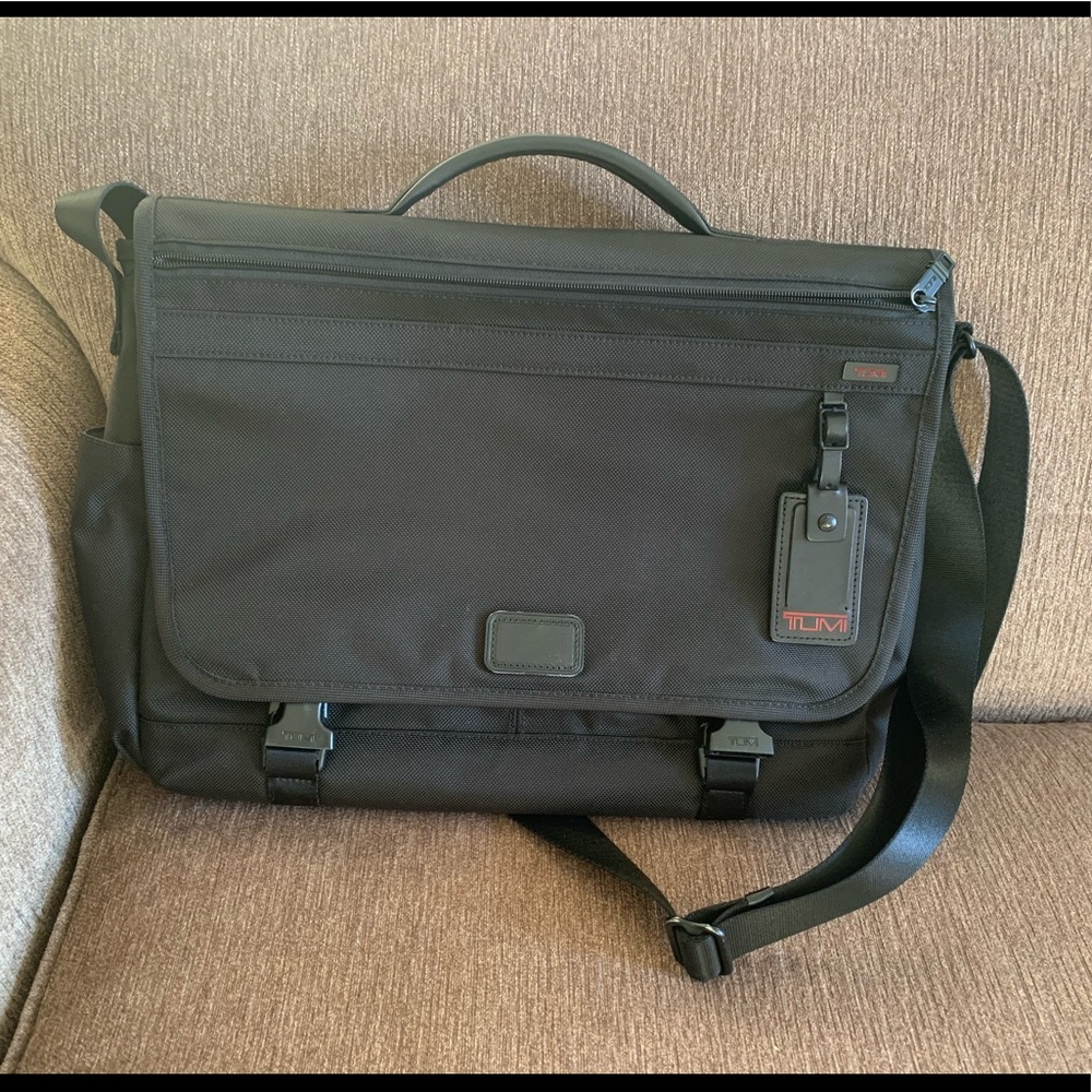 TUMI  Black laptop bag. Brand new